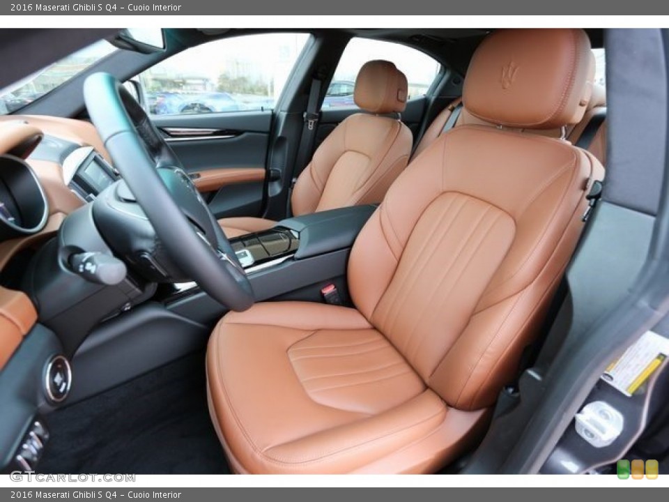 Cuoio Interior Front Seat for the 2016 Maserati Ghibli S Q4 #111520559