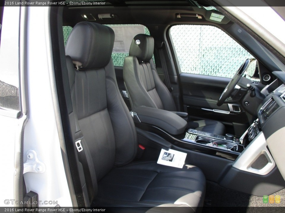 Ebony/Ebony Interior Photo for the 2016 Land Rover Range Rover HSE #111528519