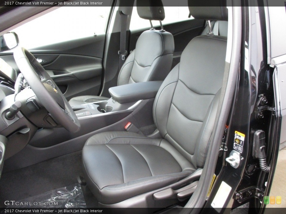 Jet Black/Jet Black Interior Front Seat for the 2017 Chevrolet Volt Premier #111535128