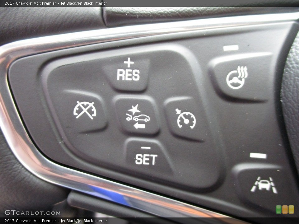 Jet Black/Jet Black Interior Controls for the 2017 Chevrolet Volt Premier #111535314