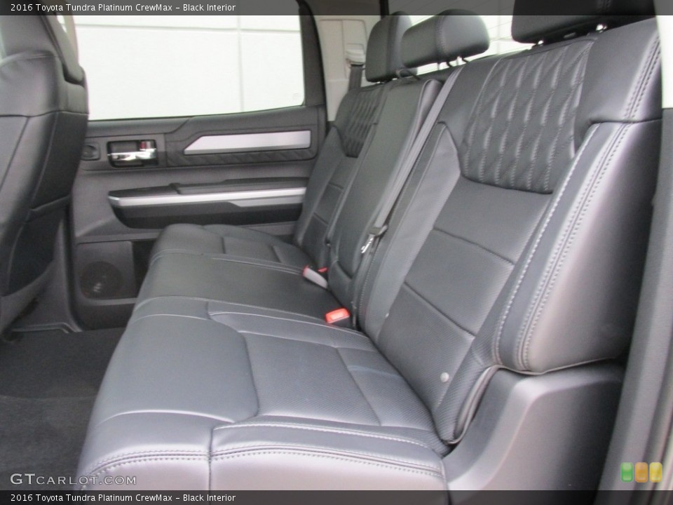 Black Interior Rear Seat for the 2016 Toyota Tundra Platinum CrewMax #111561433