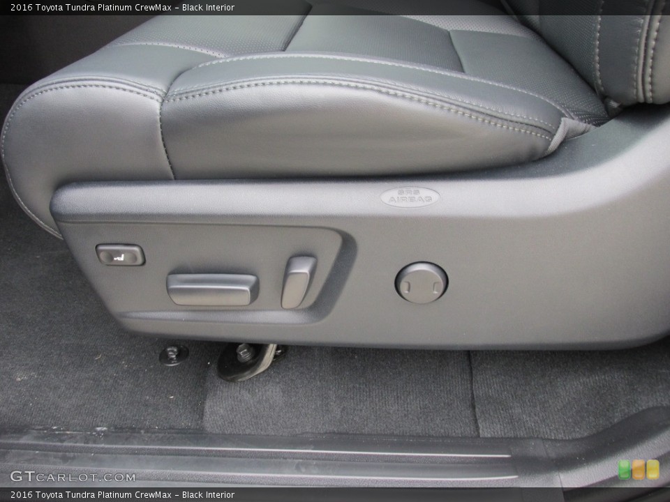 Black Interior Front Seat for the 2016 Toyota Tundra Platinum CrewMax #111561505