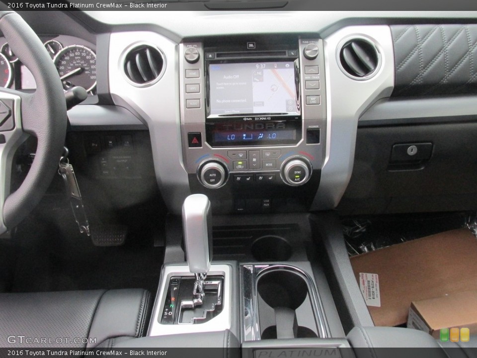 Black Interior Controls for the 2016 Toyota Tundra Platinum CrewMax #111561553