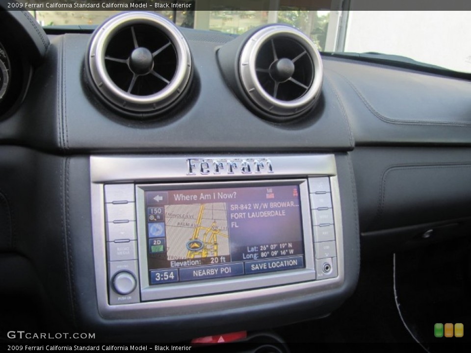 Black Interior Navigation for the 2009 Ferrari California  #111565738