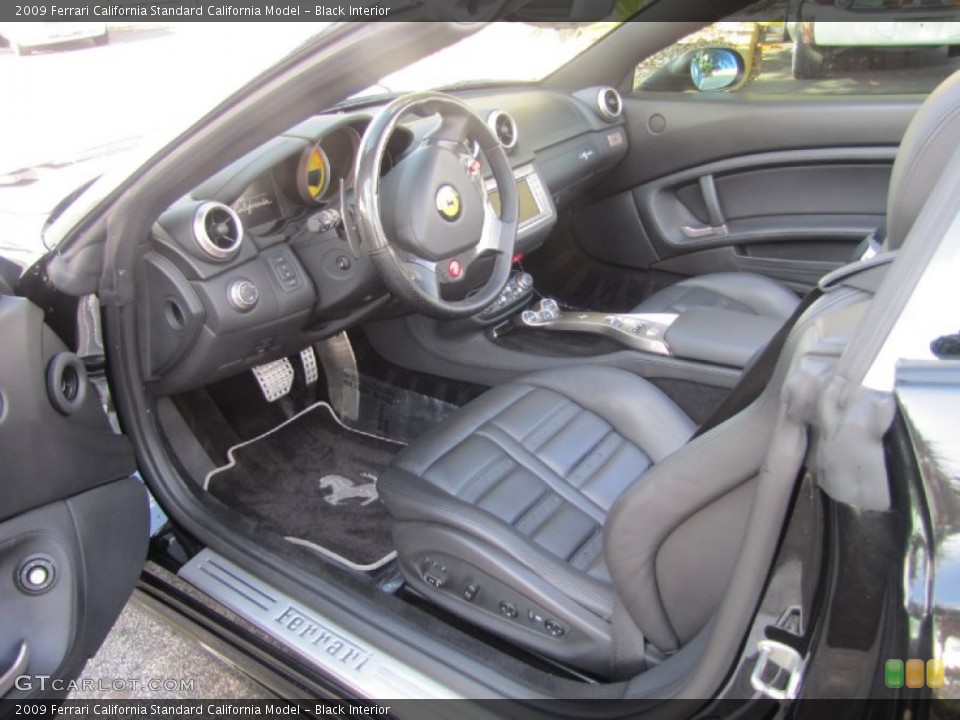 Black Interior Front Seat for the 2009 Ferrari California  #111565771