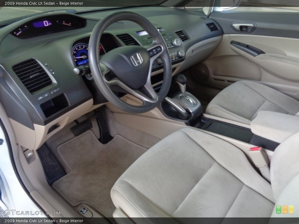 Beige Interior Photo for the 2009 Honda Civic LX Sedan #111591905