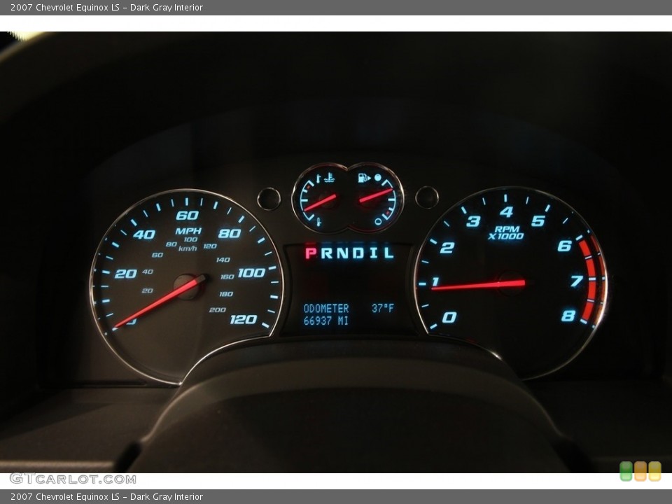 Dark Gray Interior Gauges for the 2007 Chevrolet Equinox LS #111634163