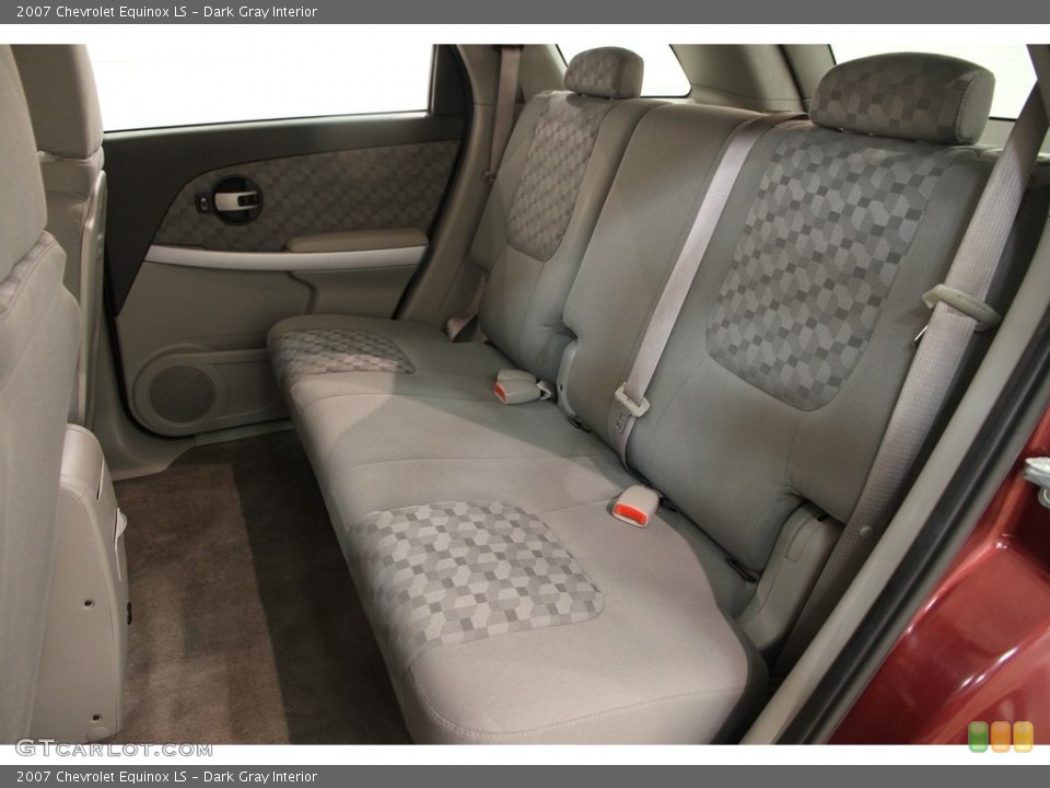 Dark Gray Interior Rear Seat for the 2007 Chevrolet Equinox LS #111634265