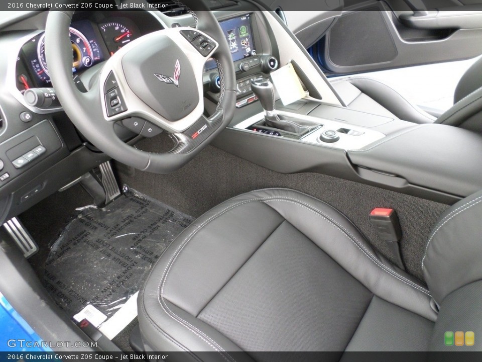 Jet Black Interior Prime Interior for the 2016 Chevrolet Corvette Z06 Coupe #111638150