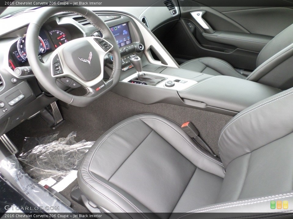Jet Black Interior Prime Interior for the 2016 Chevrolet Corvette Z06 Coupe #111641912