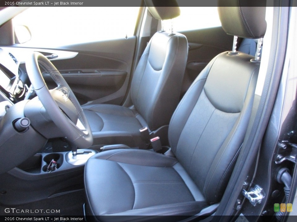Jet Black Interior Front Seat for the 2016 Chevrolet Spark LT #111649521