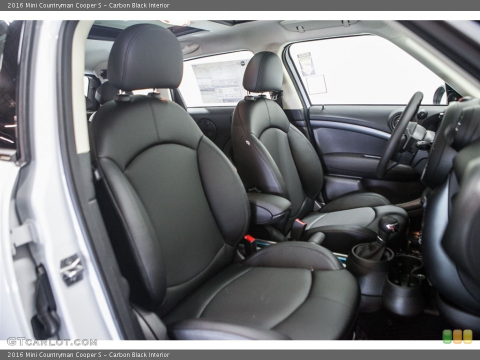 Carbon Black Interior Front Seat for the 2016 Mini Countryman Cooper S #111650915