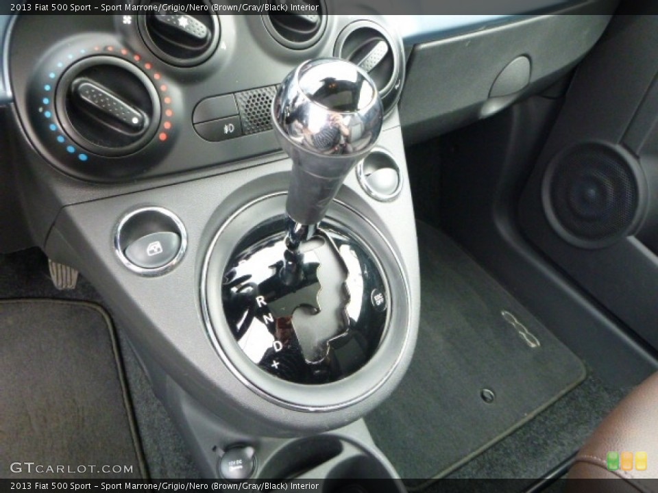 Sport Marrone/Grigio/Nero (Brown/Gray/Black) Interior Transmission for the 2013 Fiat 500 Sport #111654386