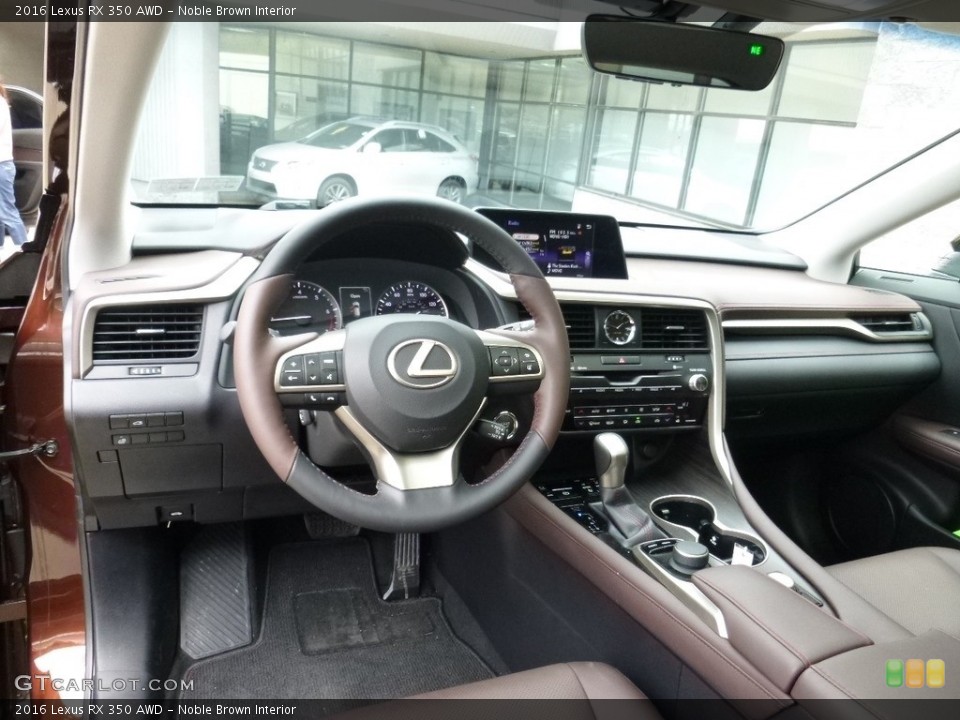 Noble Brown 2016 Lexus RX Interiors