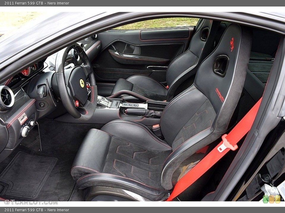 Nero Interior Front Seat for the 2011 Ferrari 599 GTB #111662129