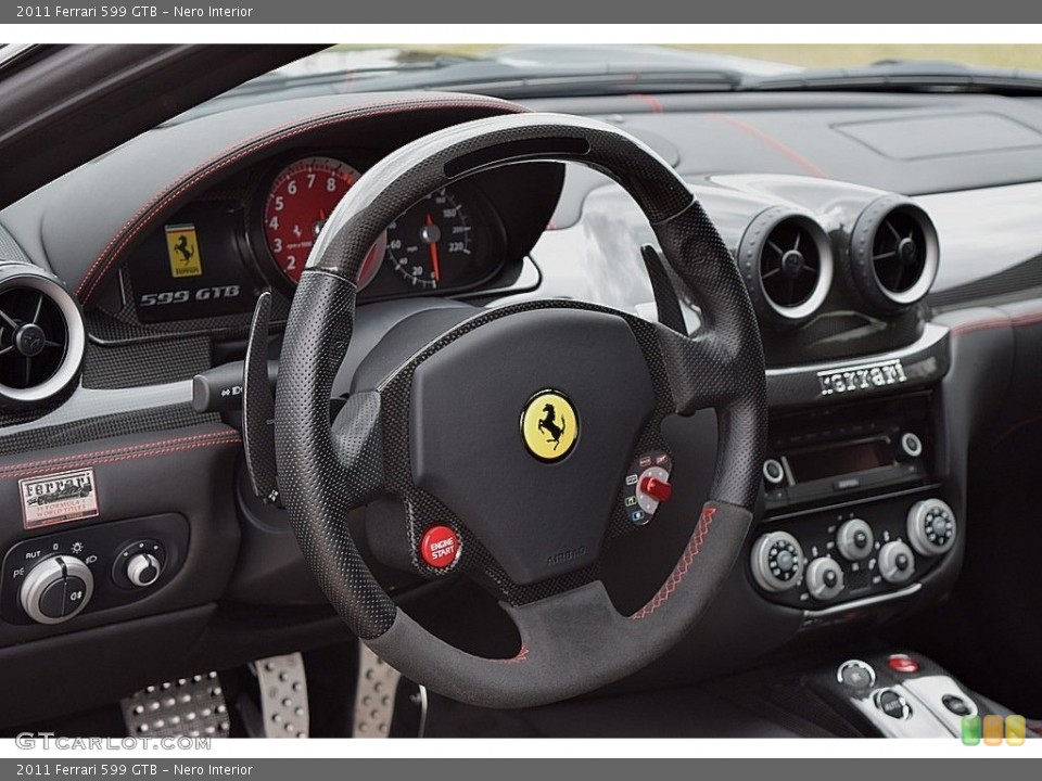 Nero Interior Steering Wheel for the 2011 Ferrari 599 GTB #111662156