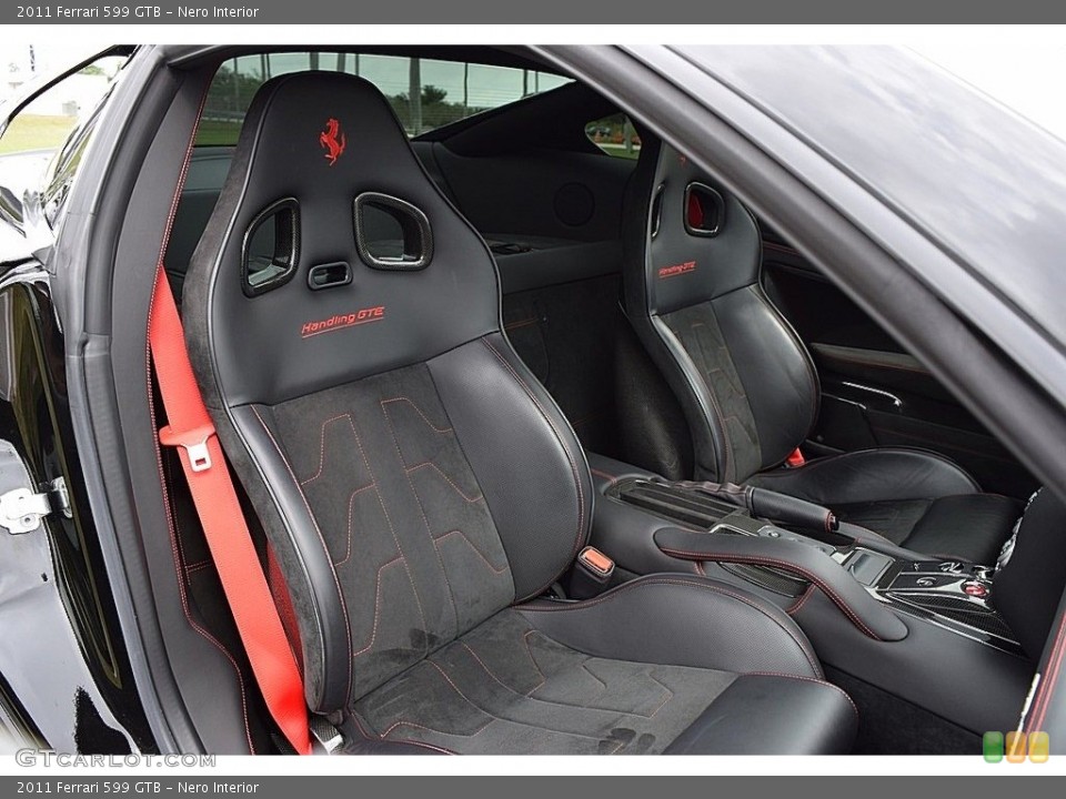 Nero Interior Front Seat for the 2011 Ferrari 599 GTB #111662537