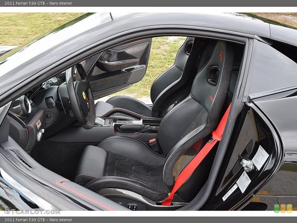 Nero Interior Front Seat for the 2011 Ferrari 599 GTB #111662636