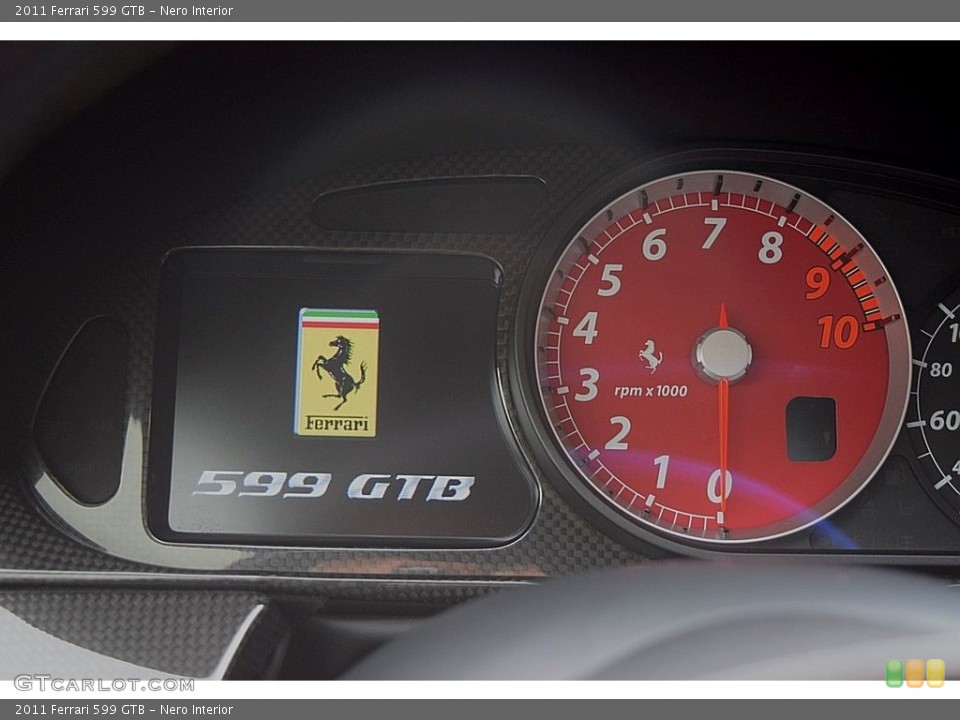 Nero Interior Gauges for the 2011 Ferrari 599 GTB #111662861