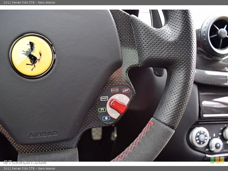 Nero Interior Controls for the 2011 Ferrari 599 GTB #111663086