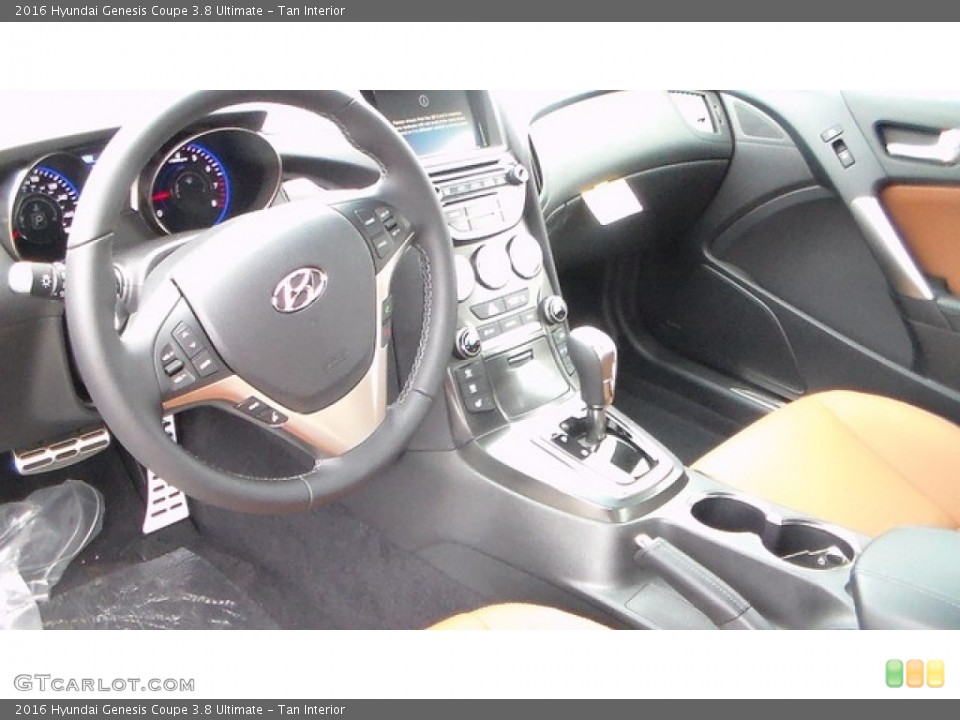 Tan Interior Prime Interior for the 2016 Hyundai Genesis Coupe 3.8 Ultimate #111663473