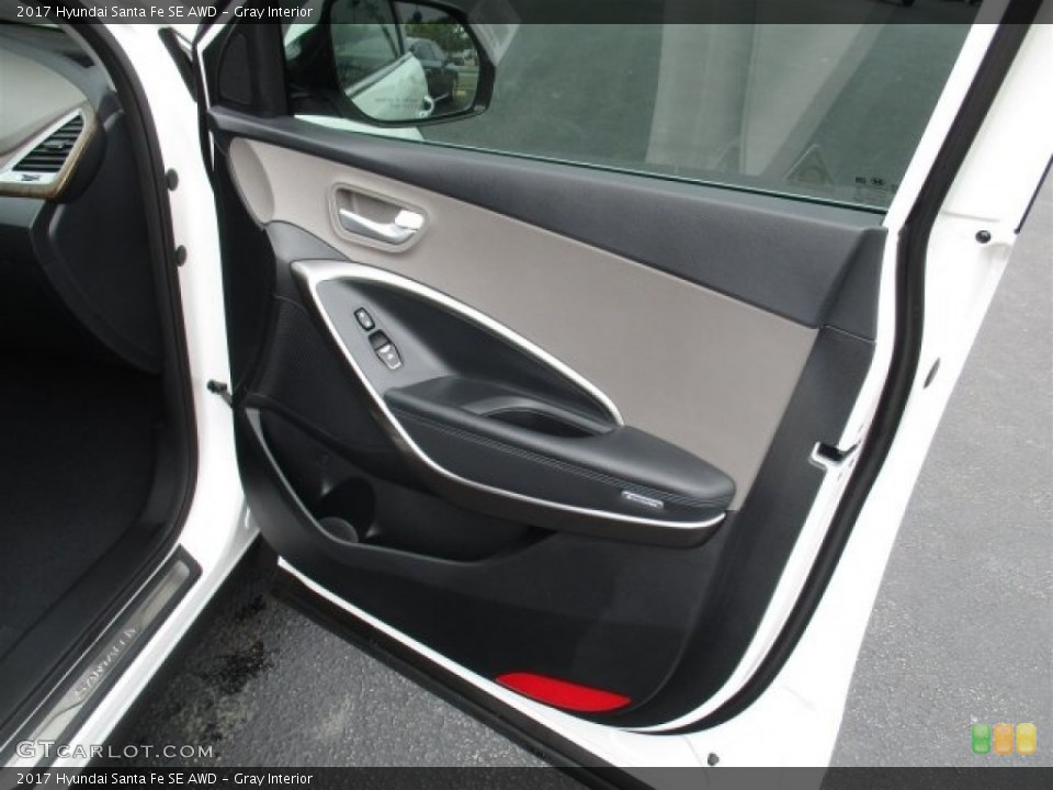 Gray Interior Door Panel for the 2017 Hyundai Santa Fe SE AWD #111682749