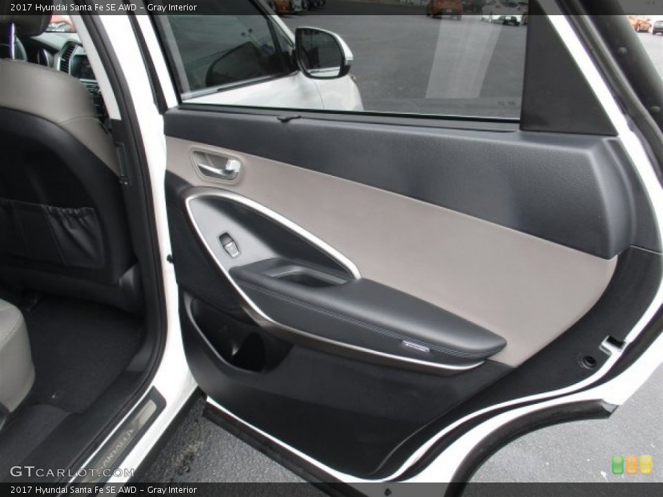 Gray Interior Door Panel for the 2017 Hyundai Santa Fe SE AWD #111682779