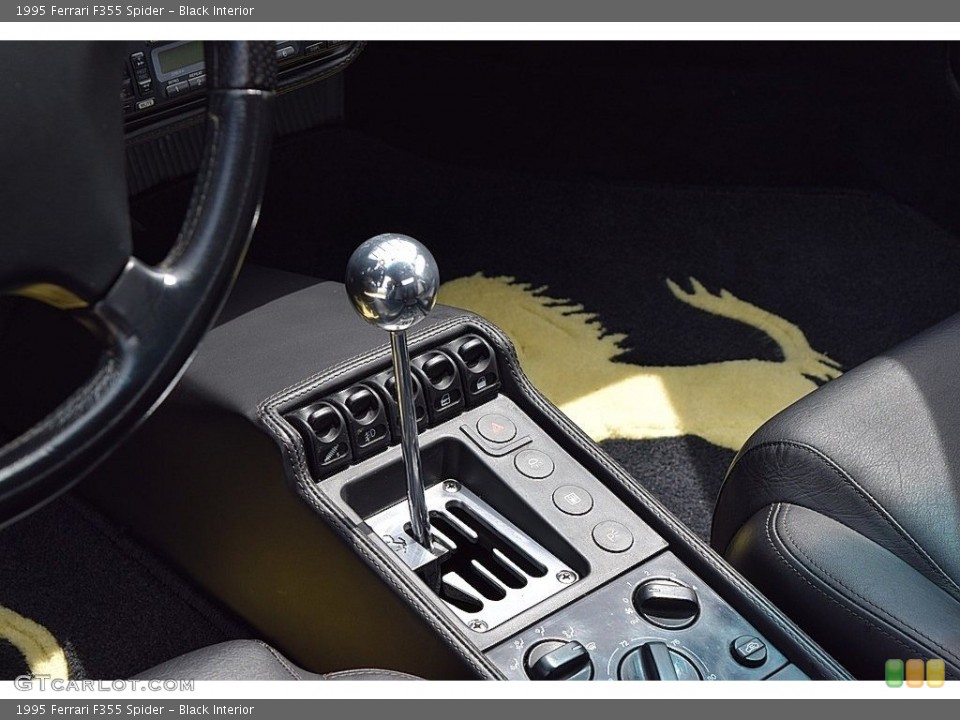 Black Interior Transmission for the 1995 Ferrari F355 Spider #111689128
