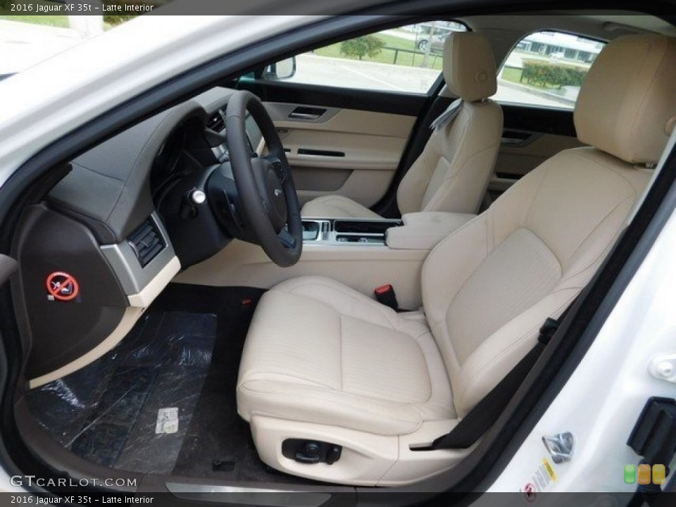 Latte Interior Front Seat for the 2016 Jaguar XF 35t #111692347