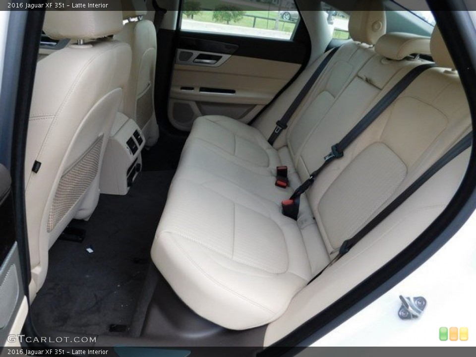 Latte Interior Rear Seat for the 2016 Jaguar XF 35t #111692542