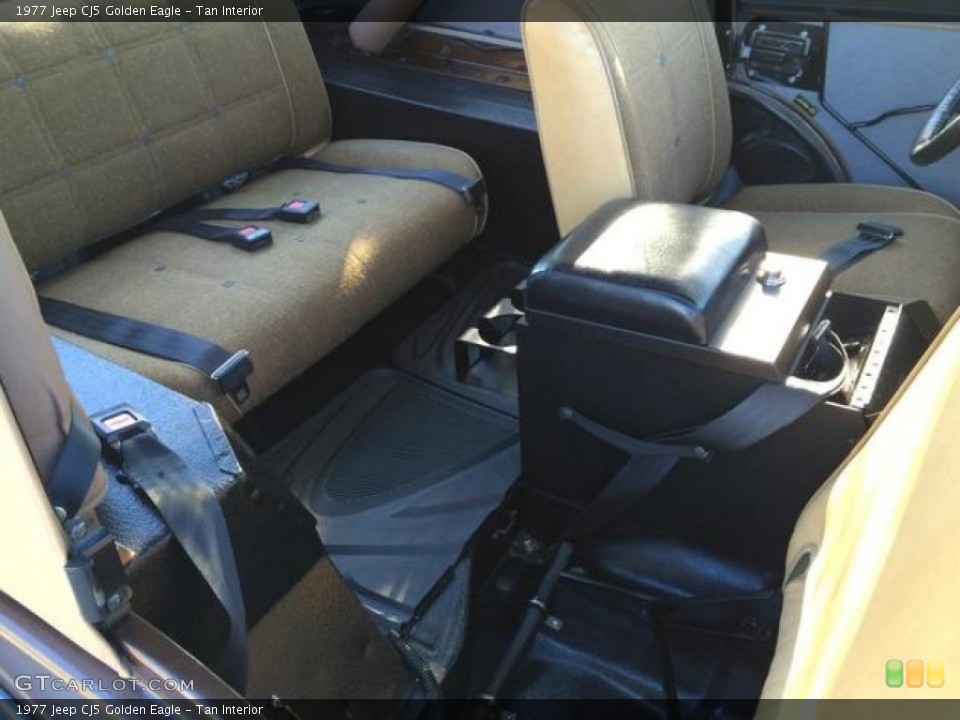 Tan Interior Photo for the 1977 Jeep CJ5 Golden Eagle #111710201