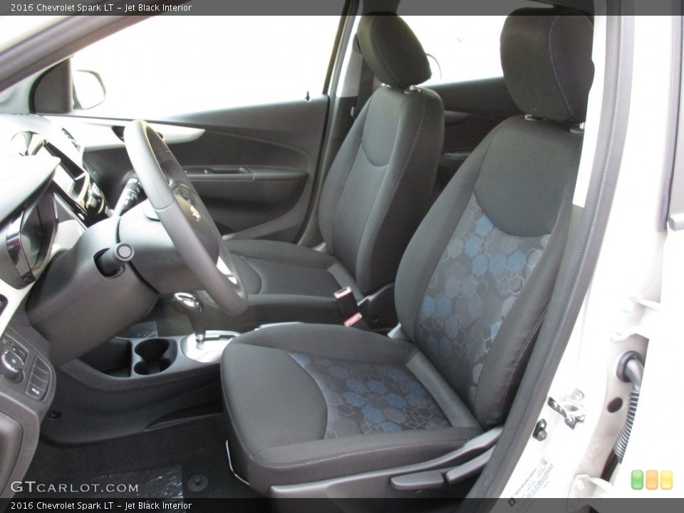 Jet Black Interior Front Seat for the 2016 Chevrolet Spark LT #111738784