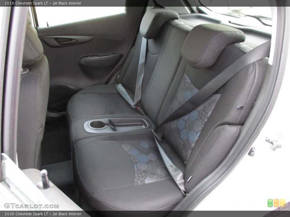 Jet Black Interior Rear Seat for the 2016 Chevrolet Spark LT #111738823