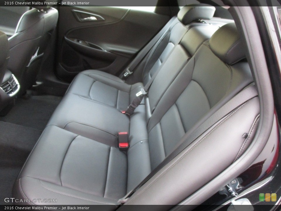 Jet Black Interior Rear Seat for the 2016 Chevrolet Malibu Premier #111741430