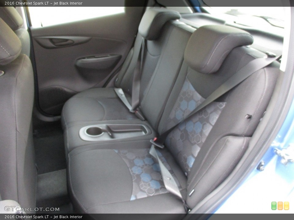 Jet Black Interior Rear Seat for the 2016 Chevrolet Spark LT #111760300