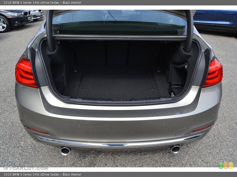 Black Interior Trunk for the 2016 BMW 3 Series 340i xDrive Sedan #111785375