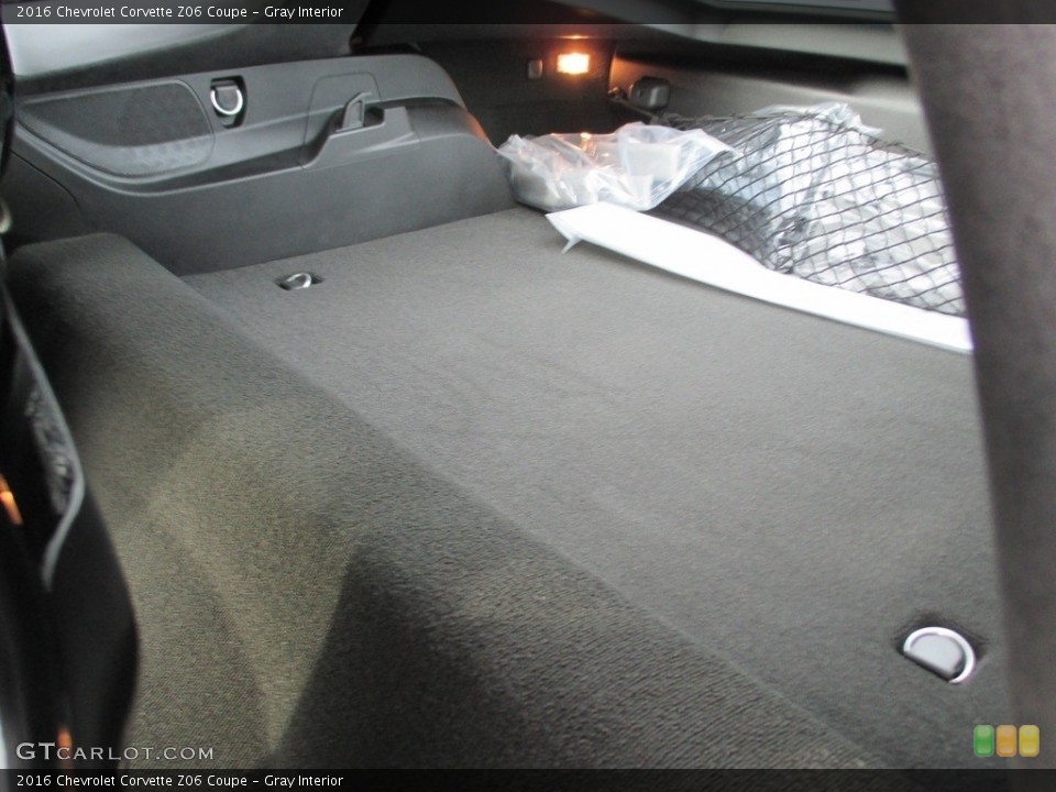 Gray Interior Trunk for the 2016 Chevrolet Corvette Z06 Coupe #111785543