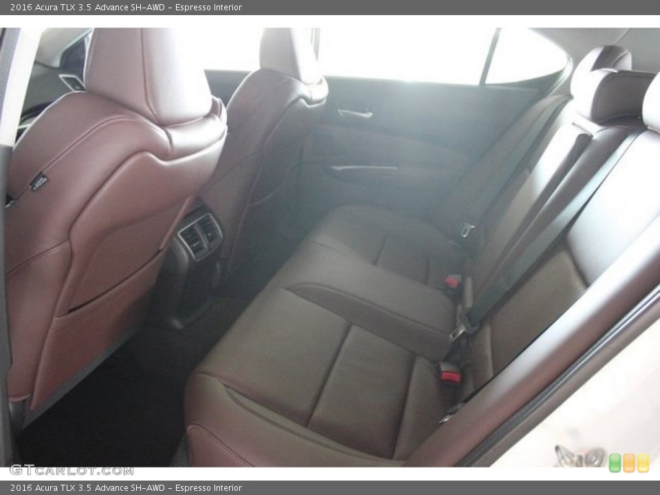 Espresso Interior Rear Seat for the 2016 Acura TLX 3.5 Advance SH-AWD #111789338