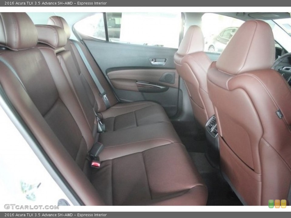 Espresso Interior Rear Seat for the 2016 Acura TLX 3.5 Advance SH-AWD #111789386