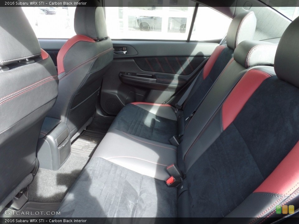 Carbon Black Interior Rear Seat for the 2016 Subaru WRX STI #111807518