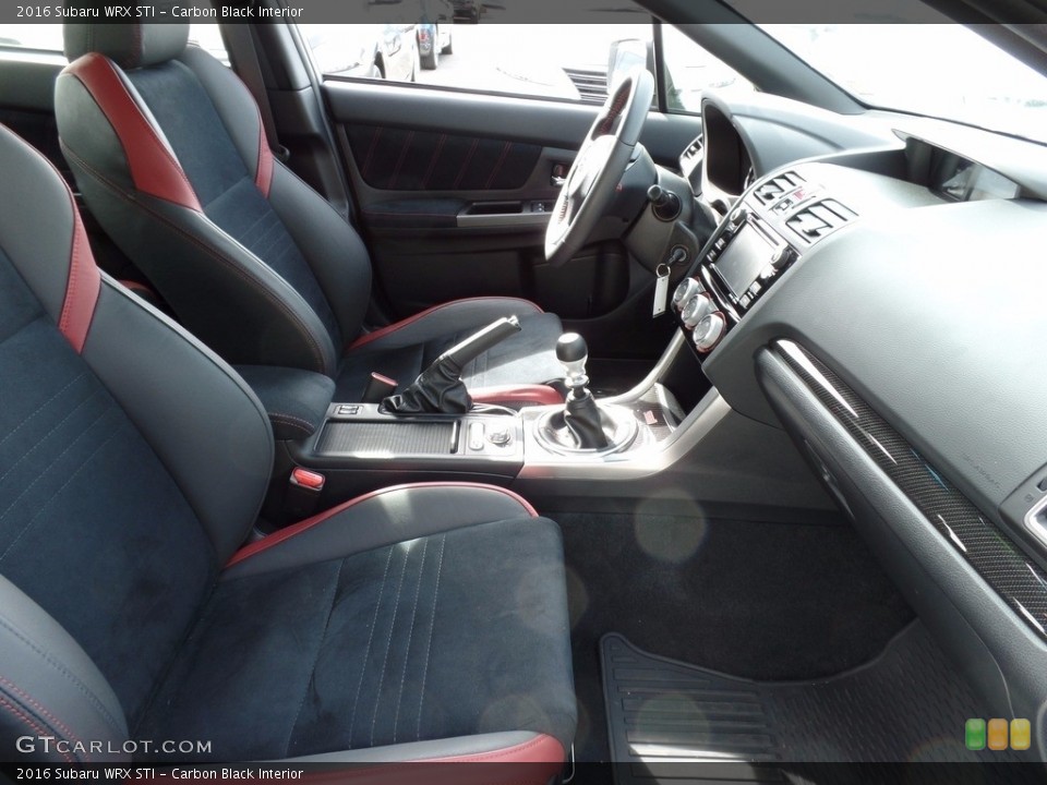 Carbon Black Interior Front Seat for the 2016 Subaru WRX STI #111807524