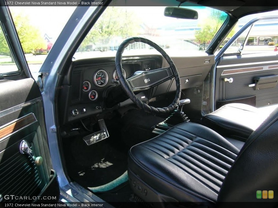 Black Interior Photo for the 1972 Chevrolet Nova  #111808586