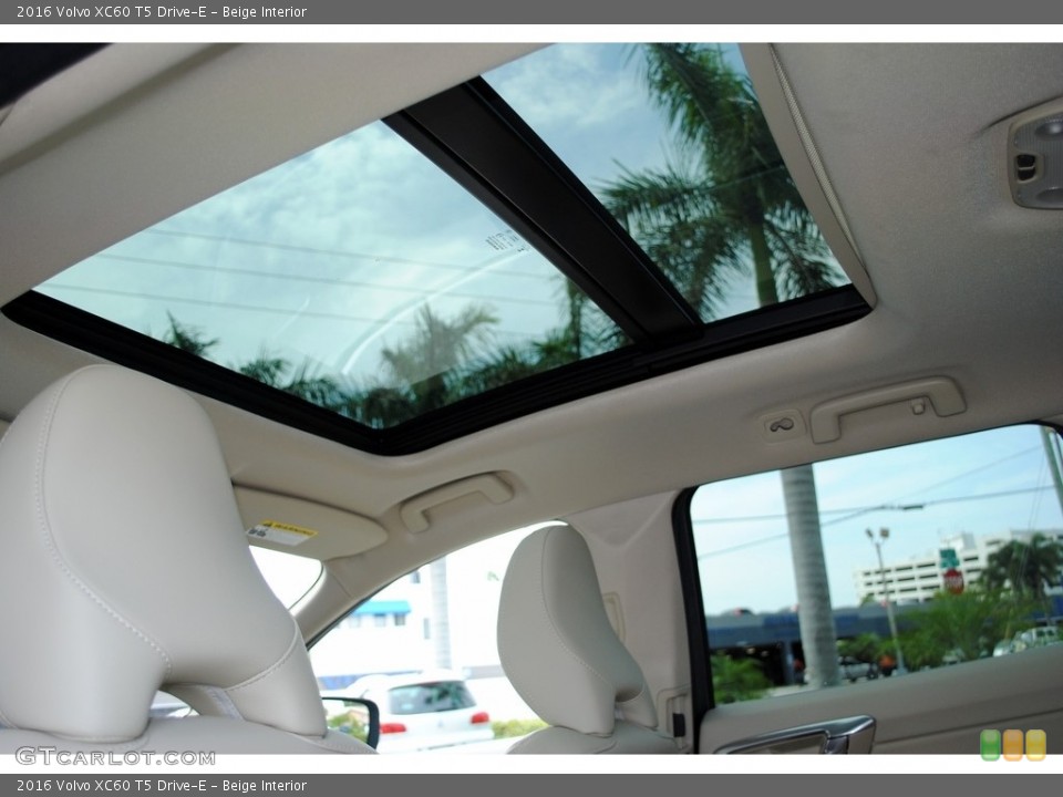Beige Interior Sunroof for the 2016 Volvo XC60 T5 Drive-E #111811955