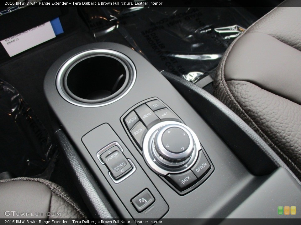 Tera Dalbergia Brown Full Natural Leather Interior Controls for the 2016 BMW i3 with Range Extender #111813143