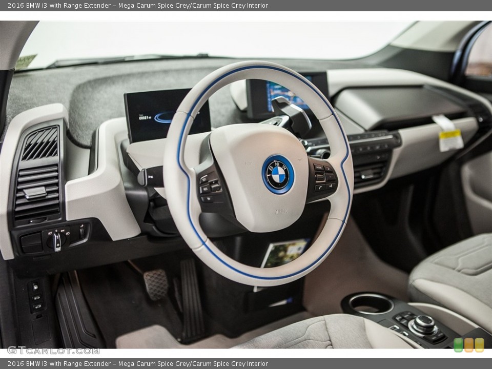 Mega Carum Spice Grey/Carum Spice Grey Interior Prime Interior for the 2016 BMW i3 with Range Extender #111818369