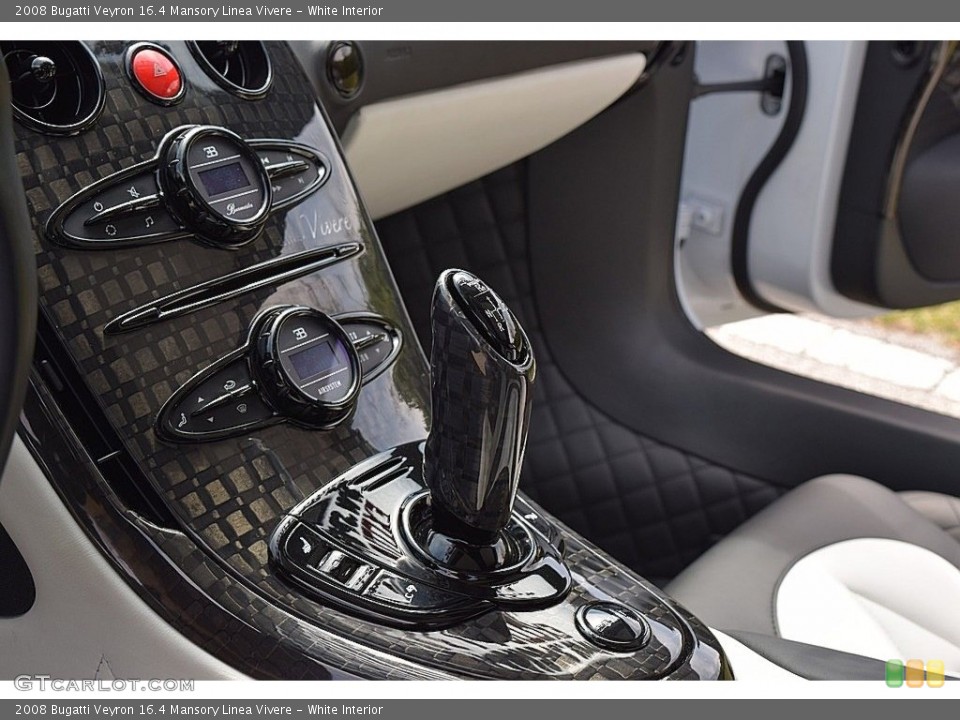 White Interior Transmission for the 2008 Bugatti Veyron 16.4 Mansory Linea Vivere #111819299