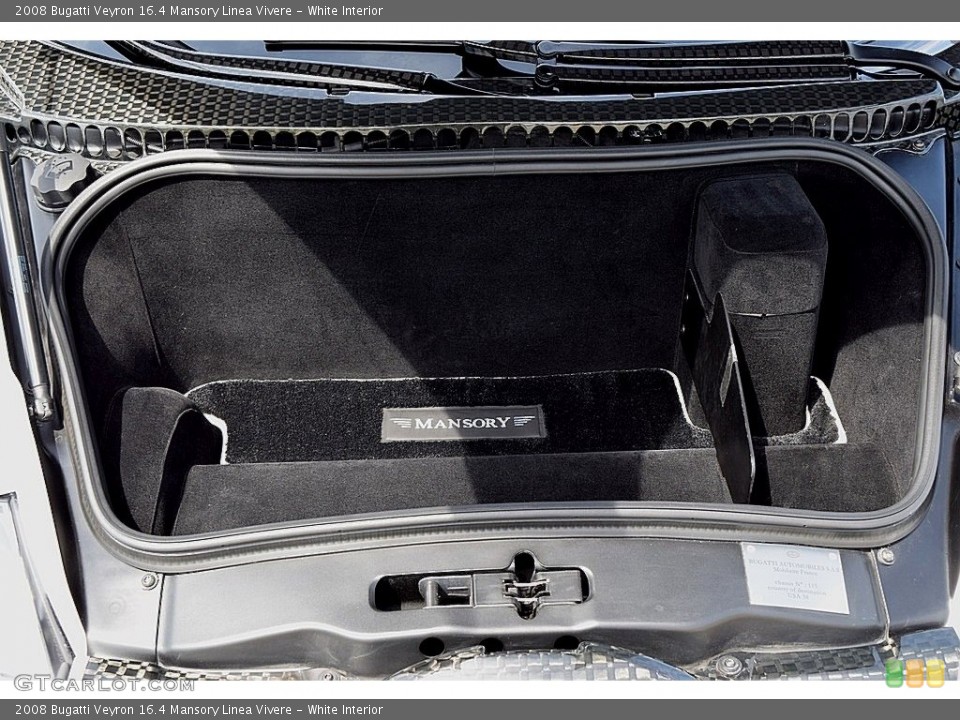 White Interior Trunk for the 2008 Bugatti Veyron 16.4 Mansory Linea Vivere #111819596