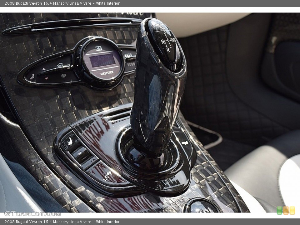 White Interior Transmission for the 2008 Bugatti Veyron 16.4 Mansory Linea Vivere #111819809