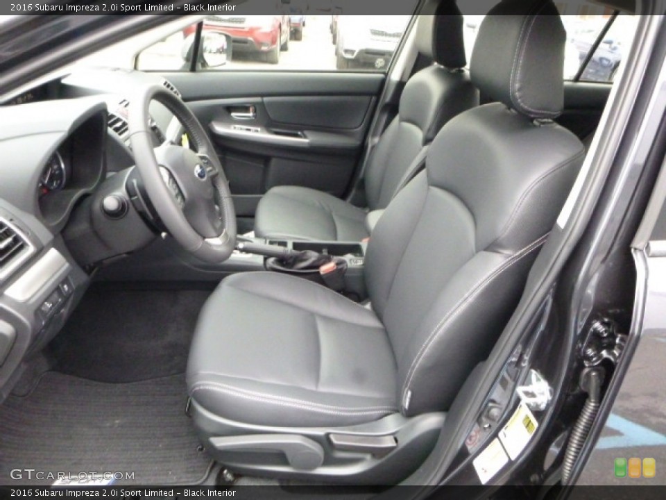 Black Interior Photo for the 2016 Subaru Impreza 2.0i Sport Limited #111820343
