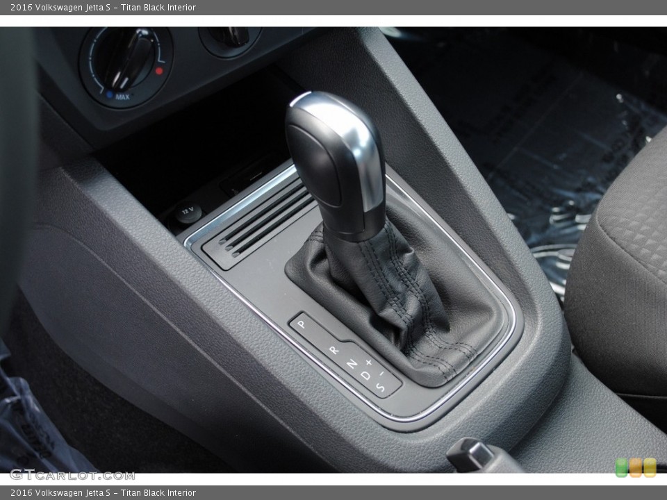 Titan Black Interior Transmission for the 2016 Volkswagen Jetta S #111830012